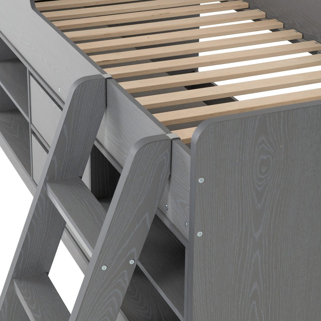 Felix Low Sleeper Bed - Grey