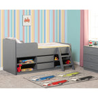 Felix Low Sleeper Bed - Grey