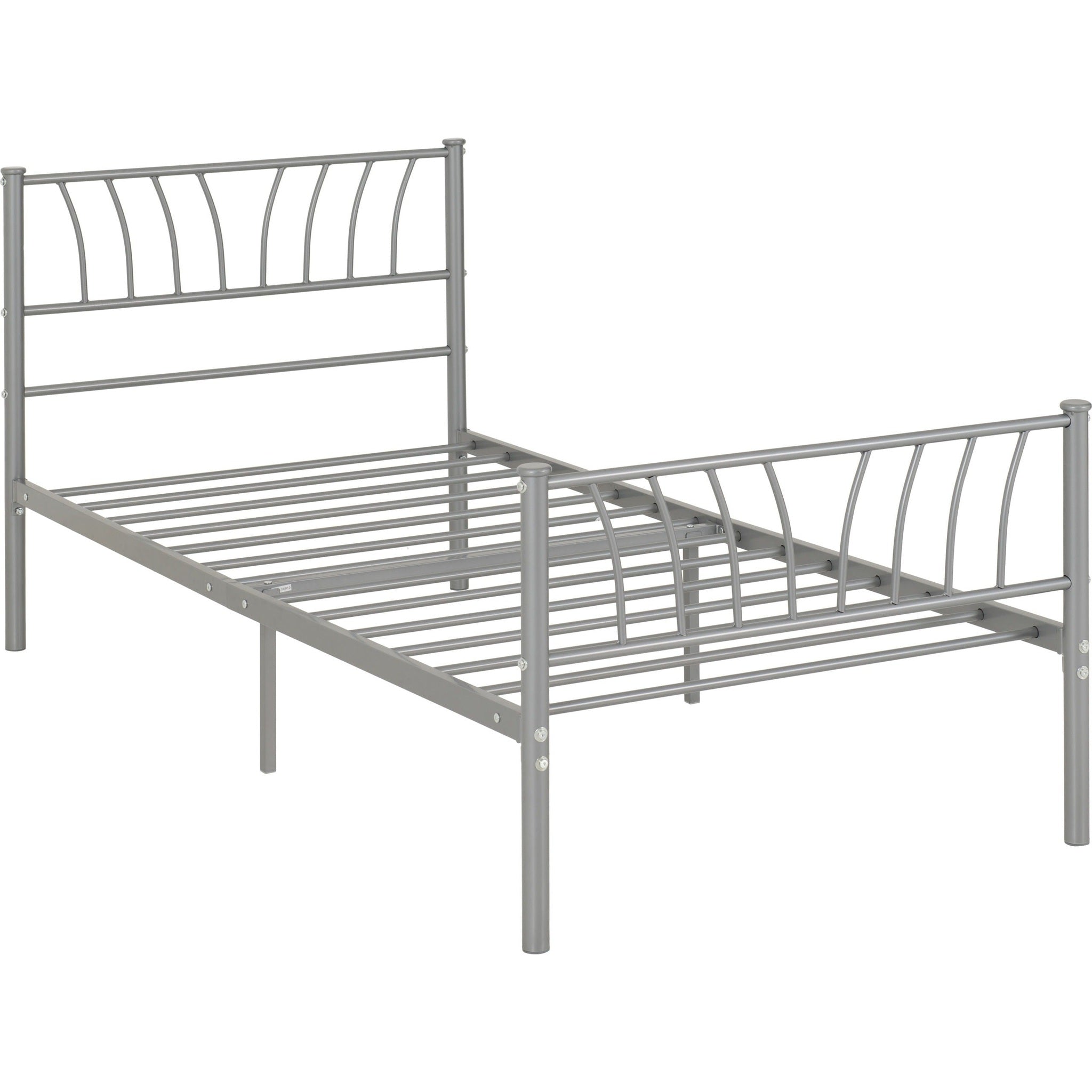 Harlow 3' Bed - Silver