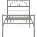Harlow 3' Bed - Silver