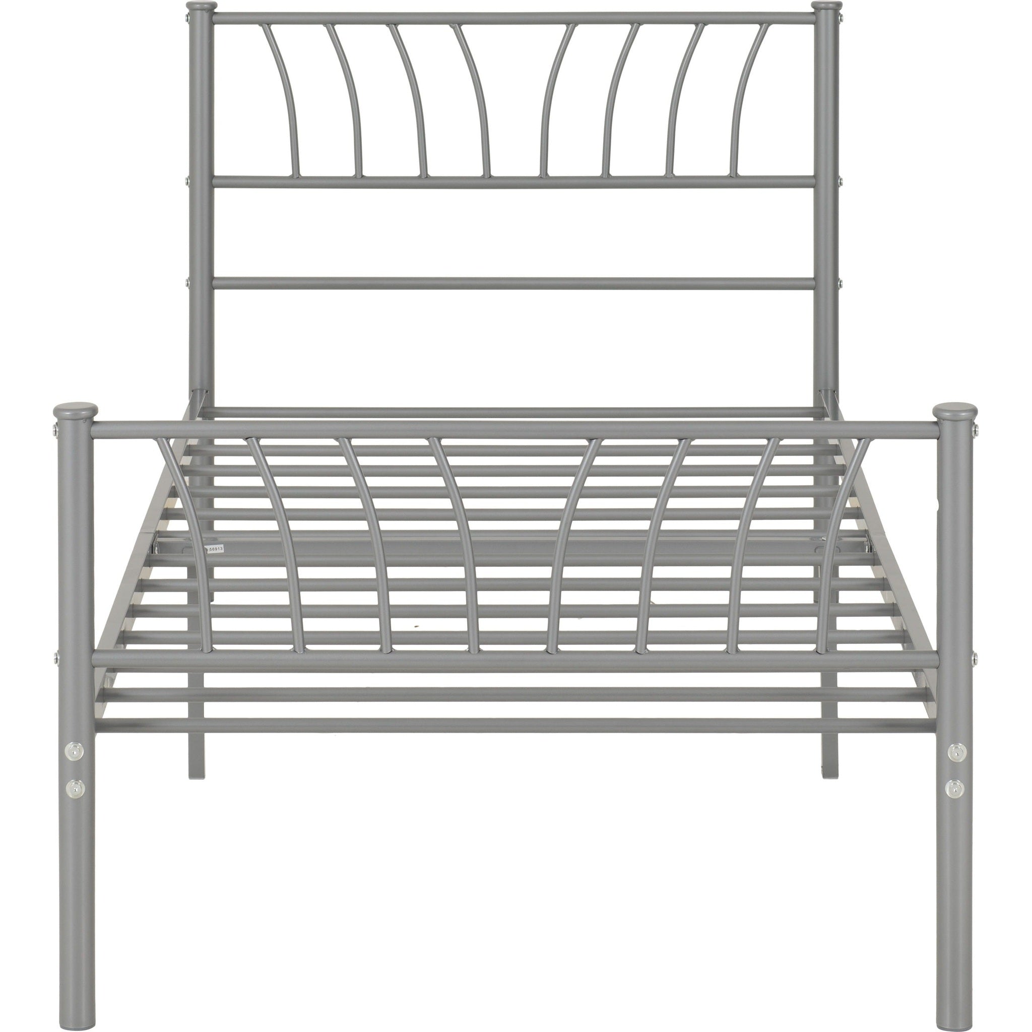 Harlow 3' Bed - Silver