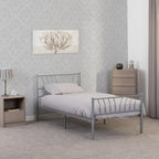Harlow 3' Bed - Silver