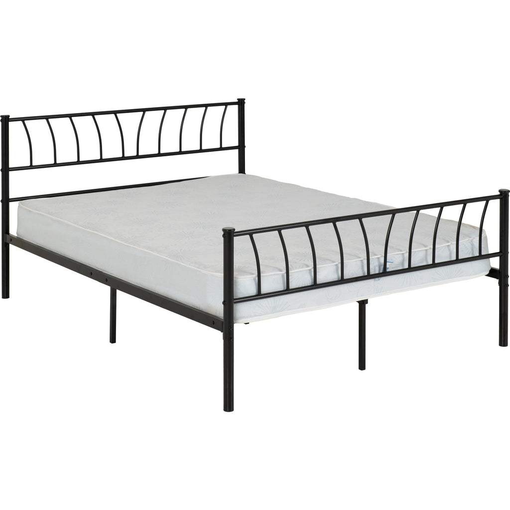 Harlow 4'6" Bed - Black