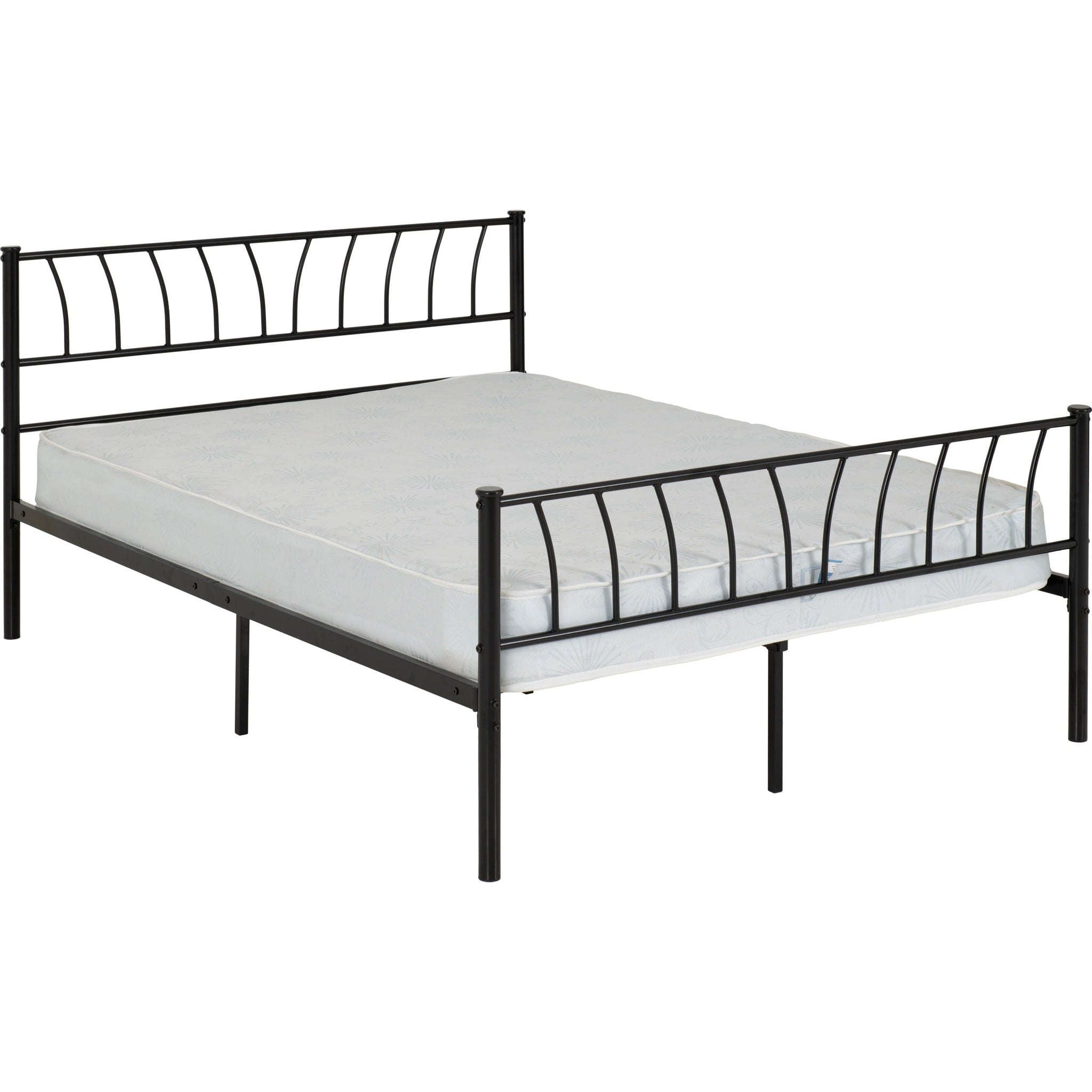 Harlow 4'6" Bed - Black