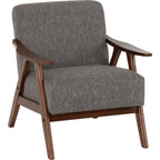 Kendra Accent Chair - Grey Fabric