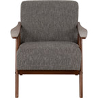 Kendra Accent Chair - Grey Fabric