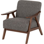 Kendra Accent Chair - Grey Fabric