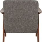 Kendra Accent Chair - Grey Fabric