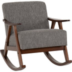 Kendra Rocking Chair - Grey Fabric