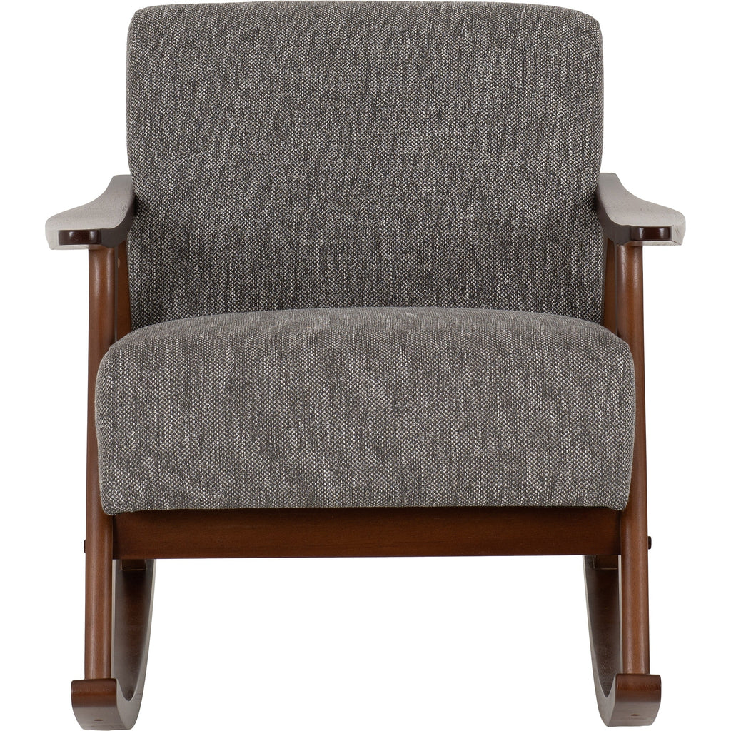Kendra Rocking Chair - Grey Fabric