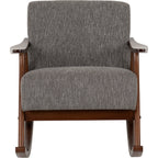 Kendra Rocking Chair - Grey Fabric