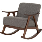 Kendra Rocking Chair - Grey Fabric