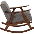 Kendra Rocking Chair - Grey Fabric