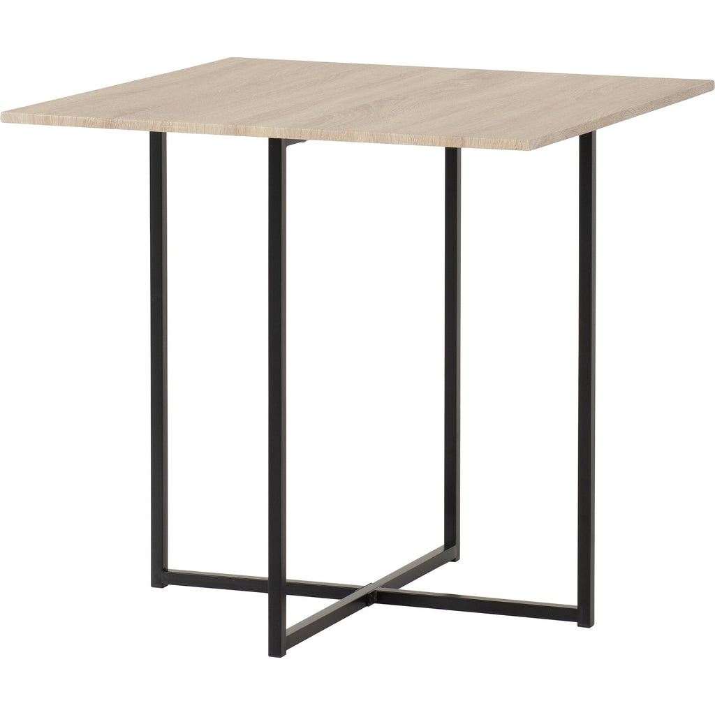 Kent 1+4 Stowaway Dining Set - Sonoma Oak Effect/Black