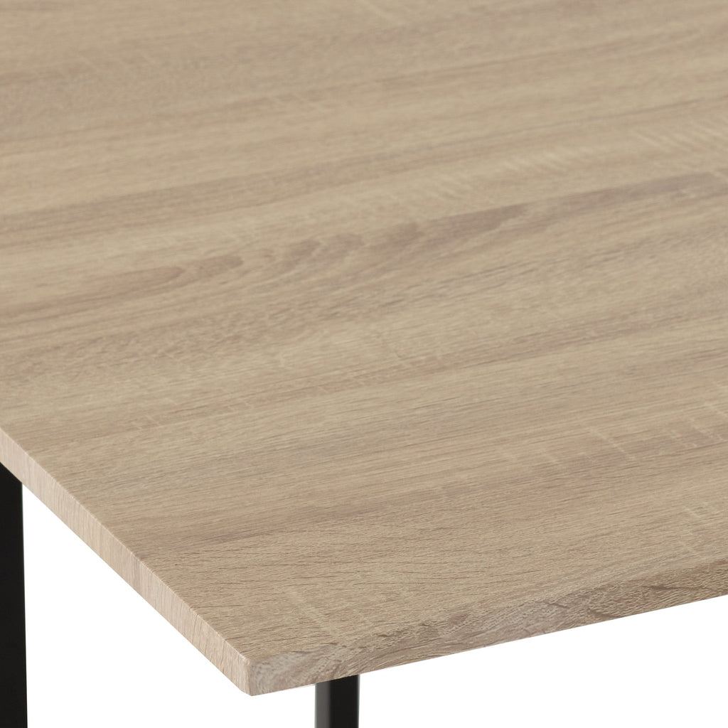 Kent 1+4 Stowaway Dining Set - Sonoma Oak Effect/Black