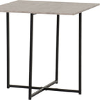 Kent 1+4 Stowaway Dining Set - Stone Effect/Black
