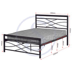 Kelly 4'6" Bed - Black