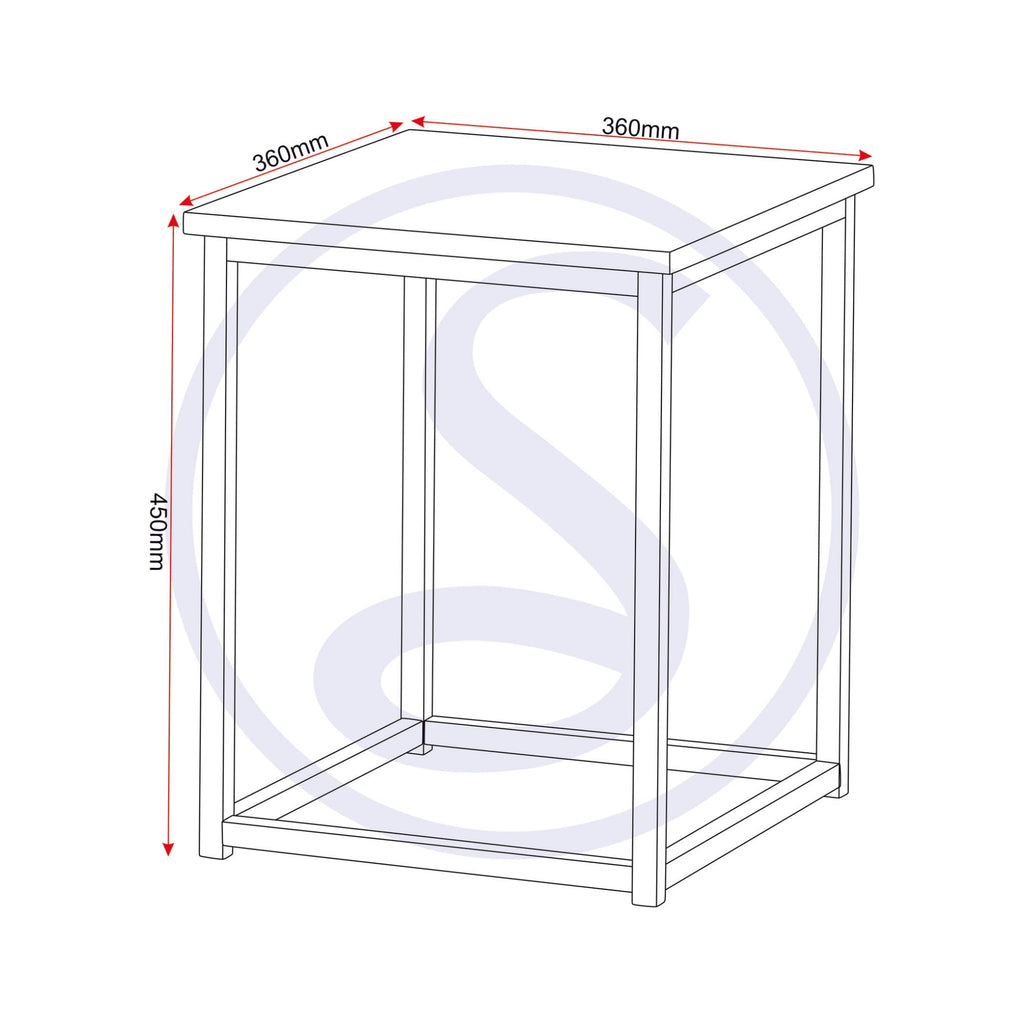 Kent 1+4 Stowaway Dining Set - Sonoma Oak Effect/Black
