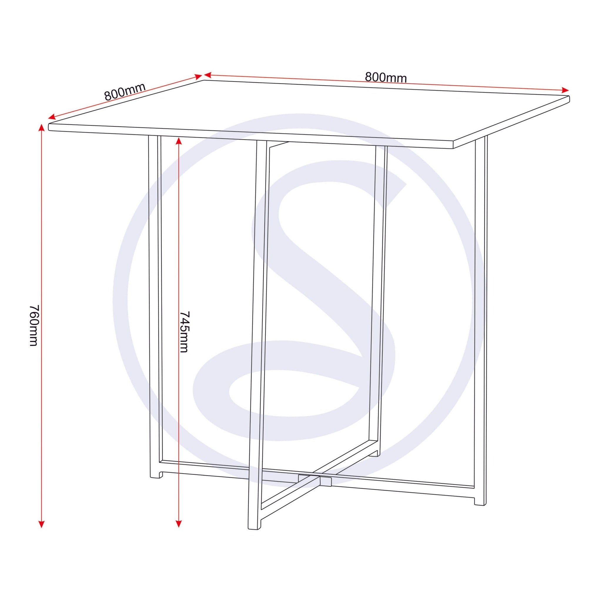 Kent 1+4 Stowaway Dining Set - Stone Effect/Black