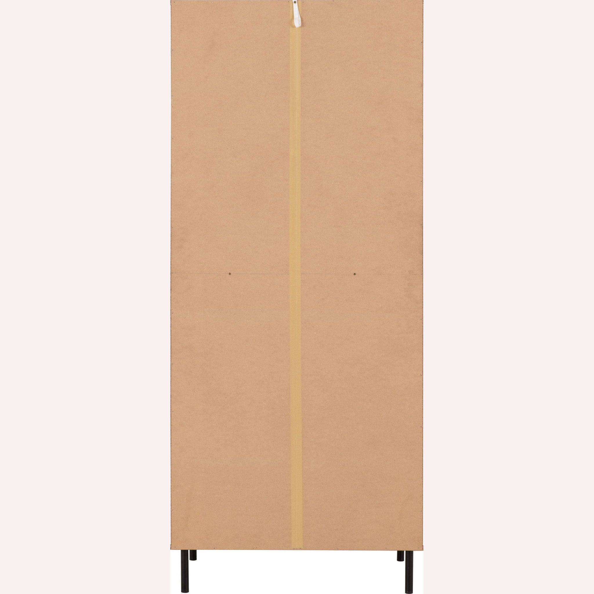 Leon 2 Door 1 Drawer Wardrobe - Medium Oak Effect