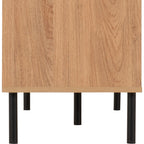 Leon 2 Door Tv Unit - Medium Oak Effect