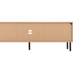 Leon 2 Door Tv Unit - Medium Oak Effect