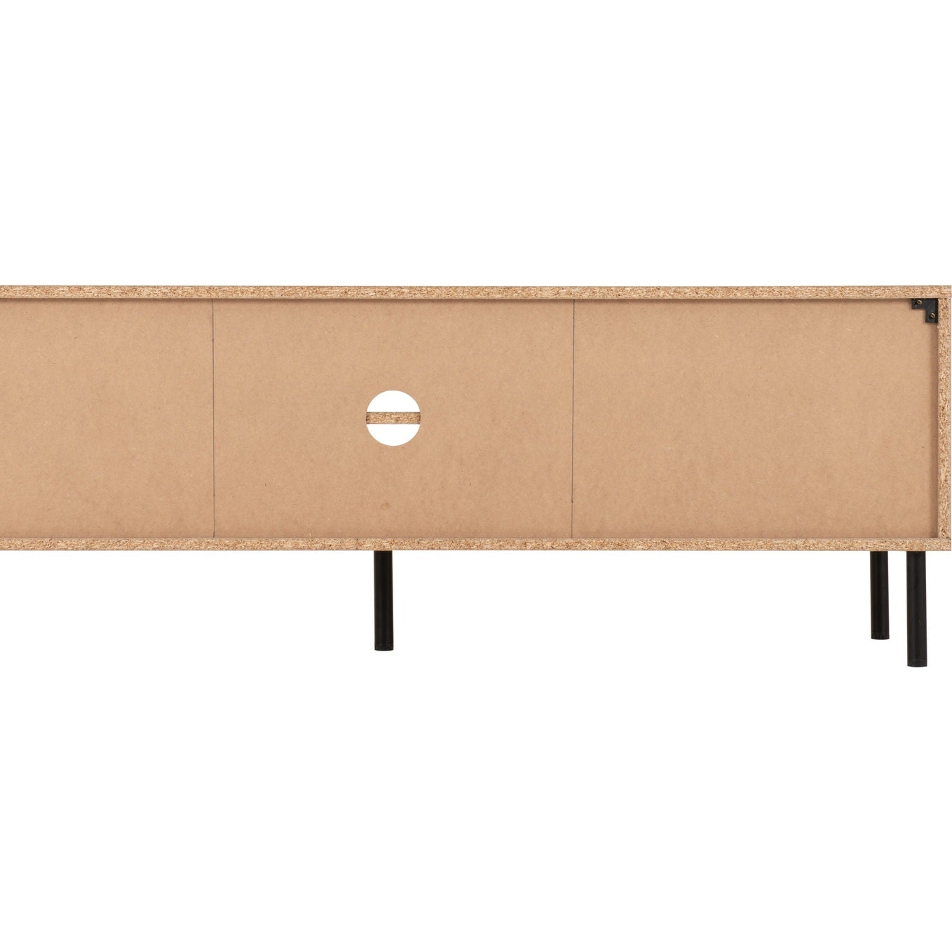 Leon 2 Door Tv Unit - Medium Oak Effect