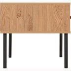 Leon 2 Drawer Coffee Table - Medium Oak Effect