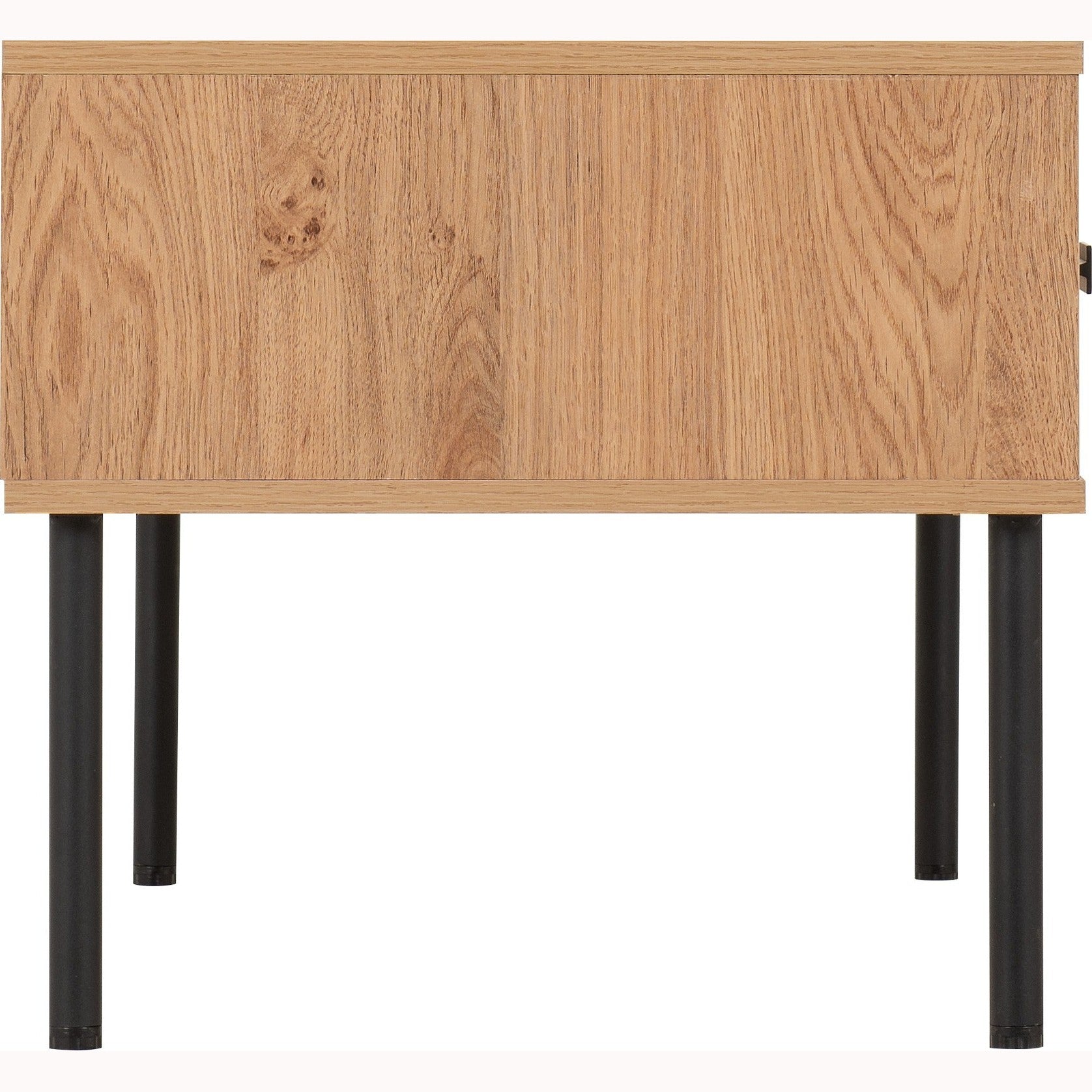 Leon 2 Drawer Coffee Table - Medium Oak Effect