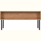Leon 2 Drawer Coffee Table - Medium Oak Effect