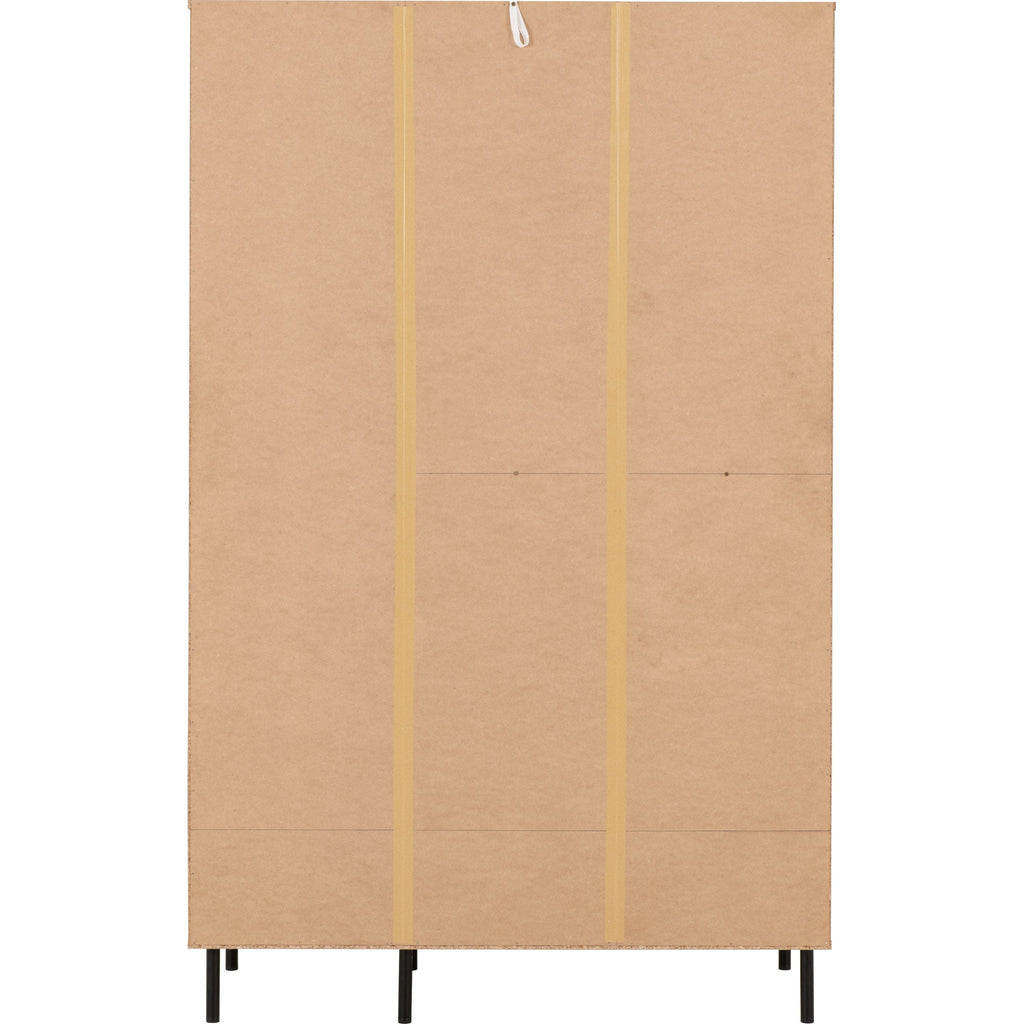 Leon 3 Door 2 Drawer Wardrobe - Medium Oak Effect