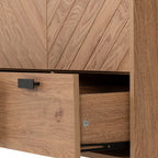 Leon 3 Door 2 Drawer Wardrobe - Medium Oak Effect