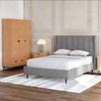 Amelia 4'6" Bed - Dark Grey Fabric