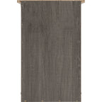 Lisbon 3 Drawer Bedside - Black Wood Grain