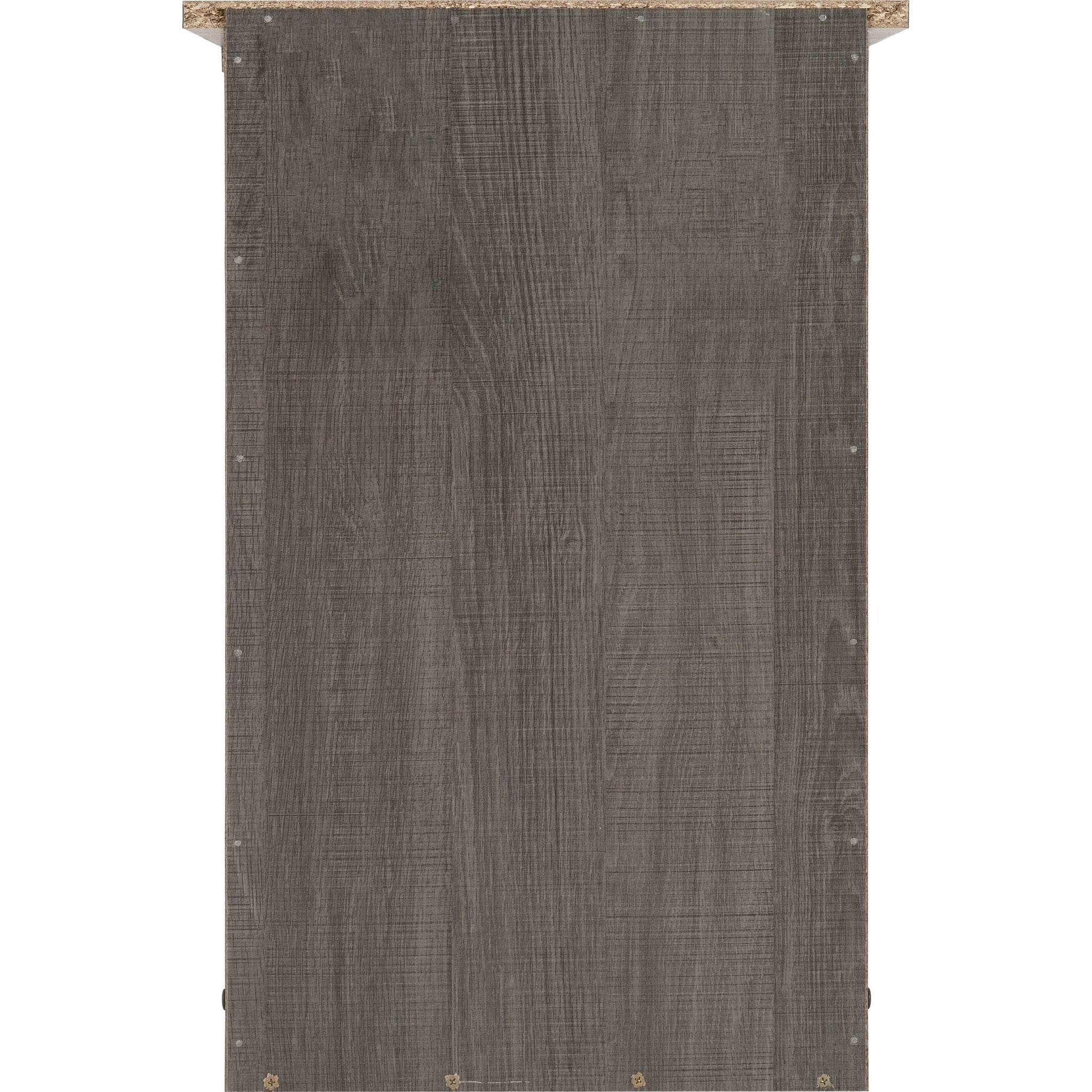 Lisbon 3 Drawer Bedside - Black Wood Grain
