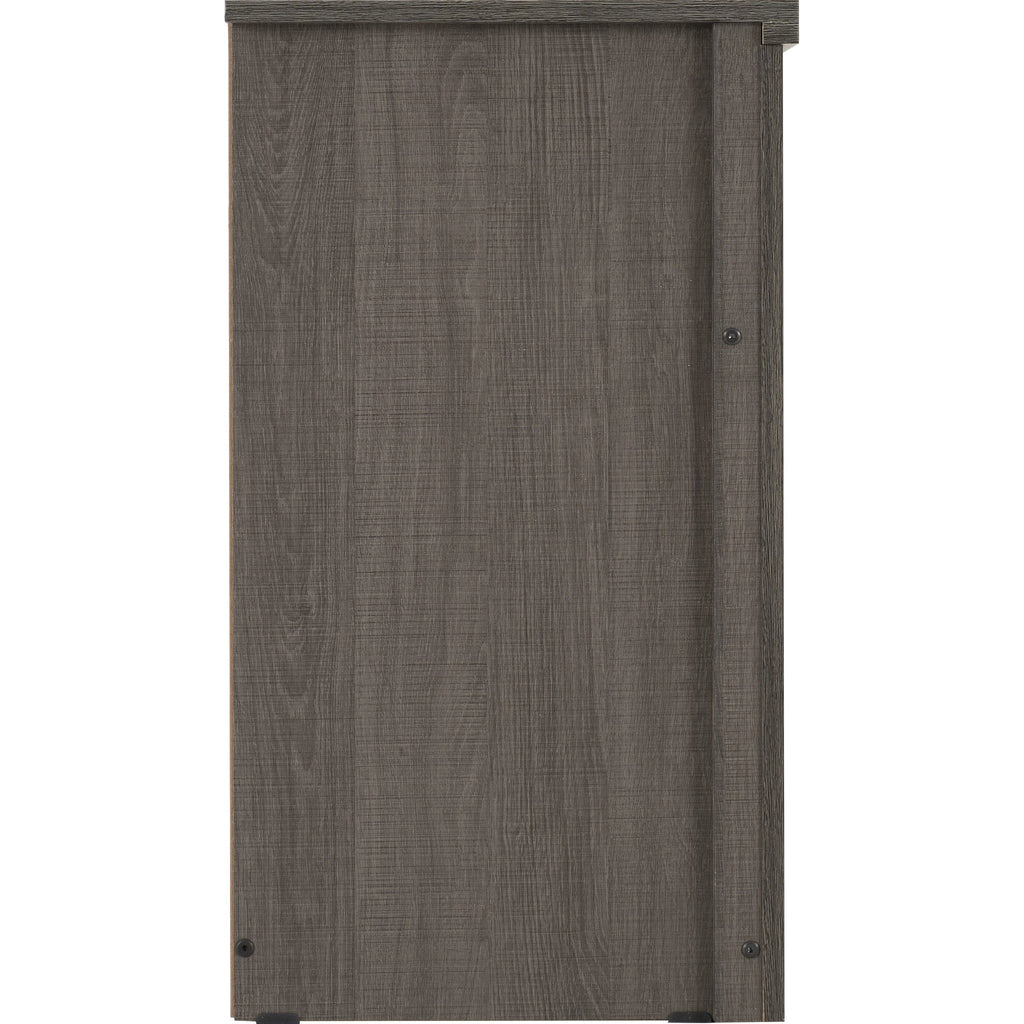 Lisbon 3 Drawer Chest - Black Wood Grain