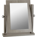 Lisbon Dressing Table Mirror - Black Wood Grain