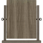 Lisbon Dressing Table Mirror - Black Wood Grain