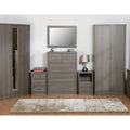 Lisbon 3 Drawer Chest - Black Wood Grain