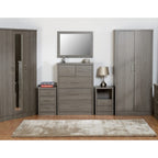Lisbon 3 Drawer Chest - Black Wood Grain