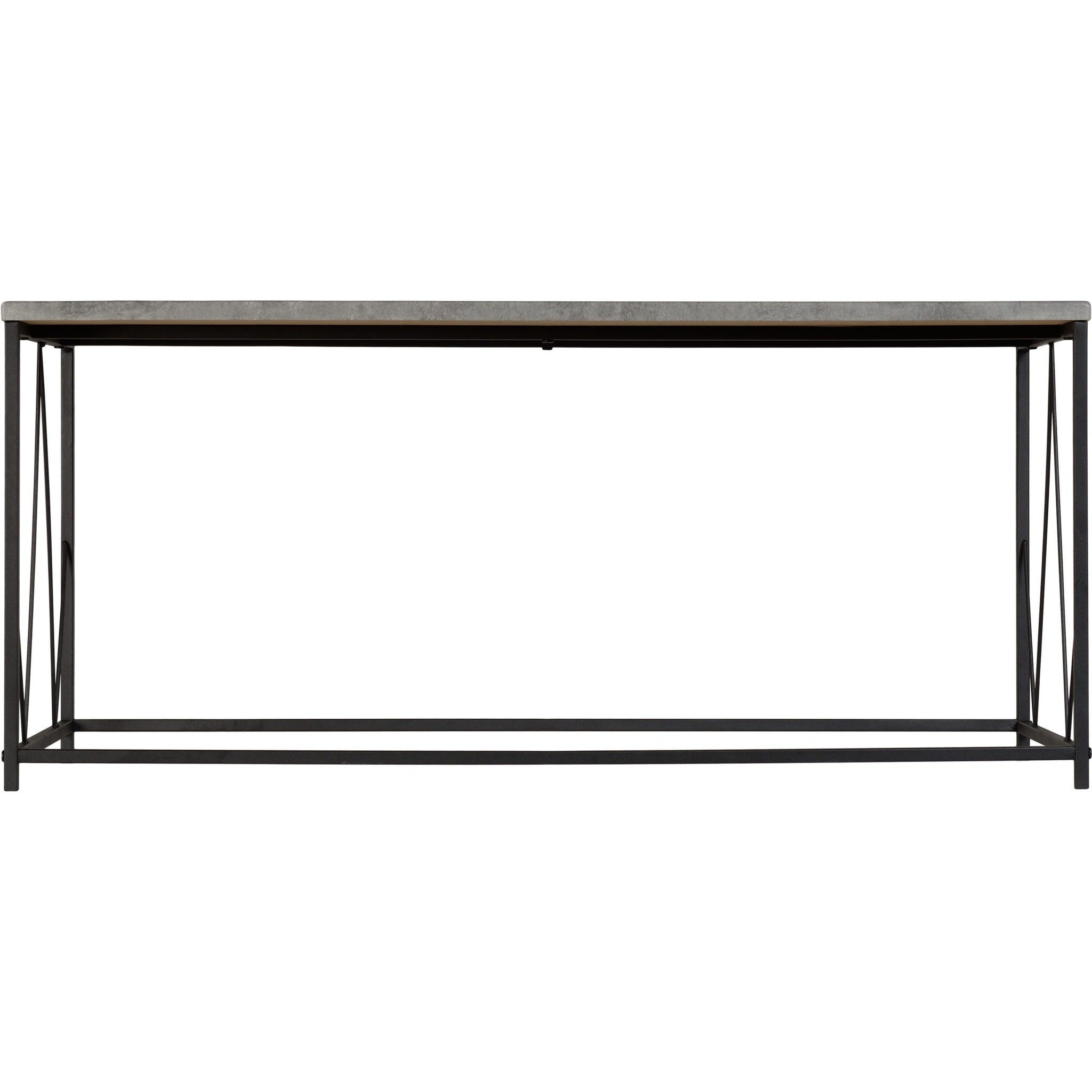 Athens Rectangular Coffee Table - Concrete Effect