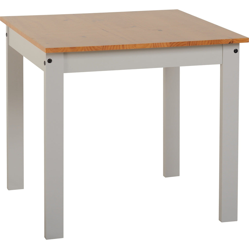Ludlow 1+2 Dining Set - Light Grey/Oak Effect