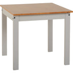 Ludlow 1+2 Dining Set - Light Grey/Oak Effect