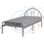 Nova 3' Bed - Silver