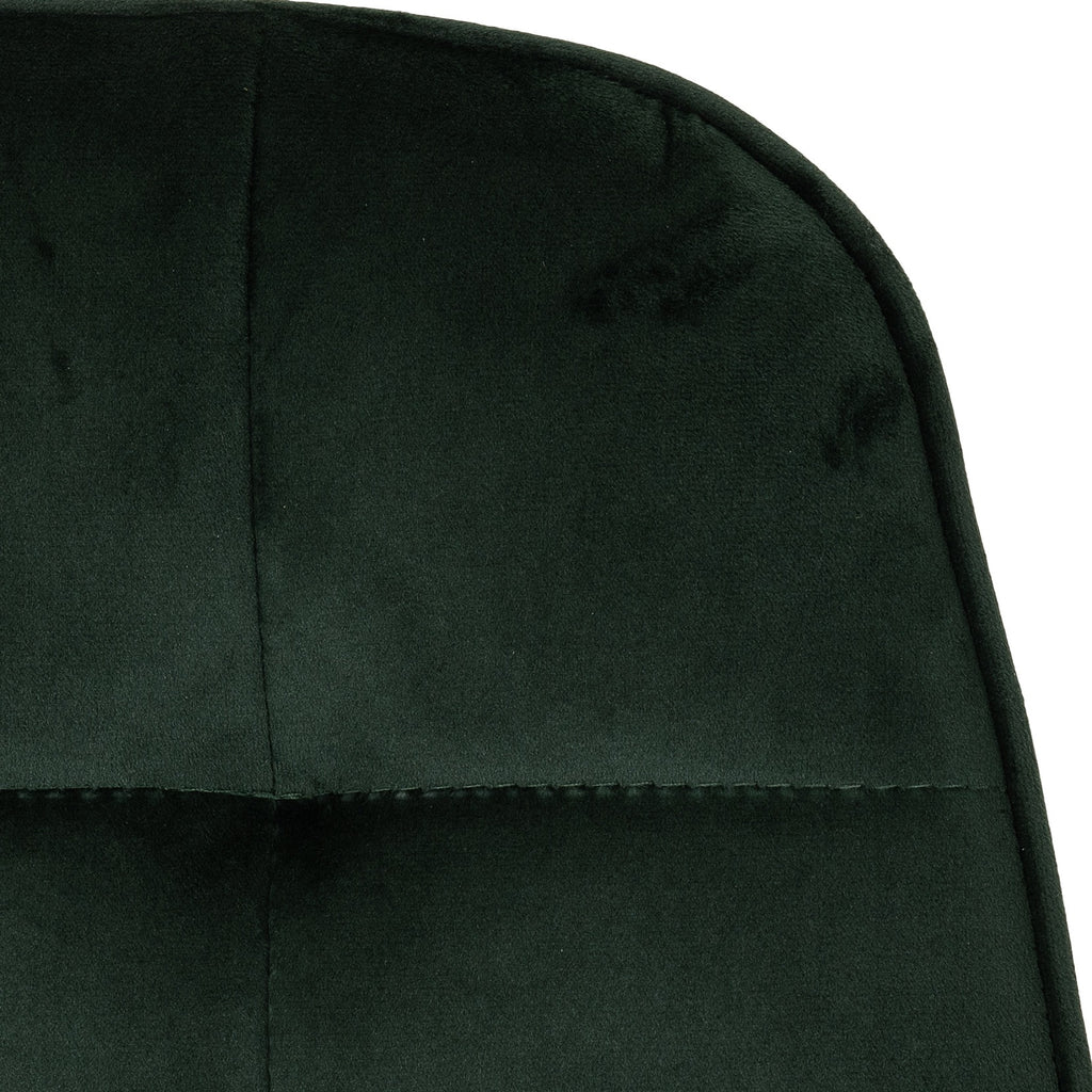 Lukas Dining Chair X2 Per Box - Emerald Green Velvet