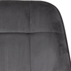 Athens Rect & Lukas Dining Set X4 Chairs - Concrete/Grey Velvet