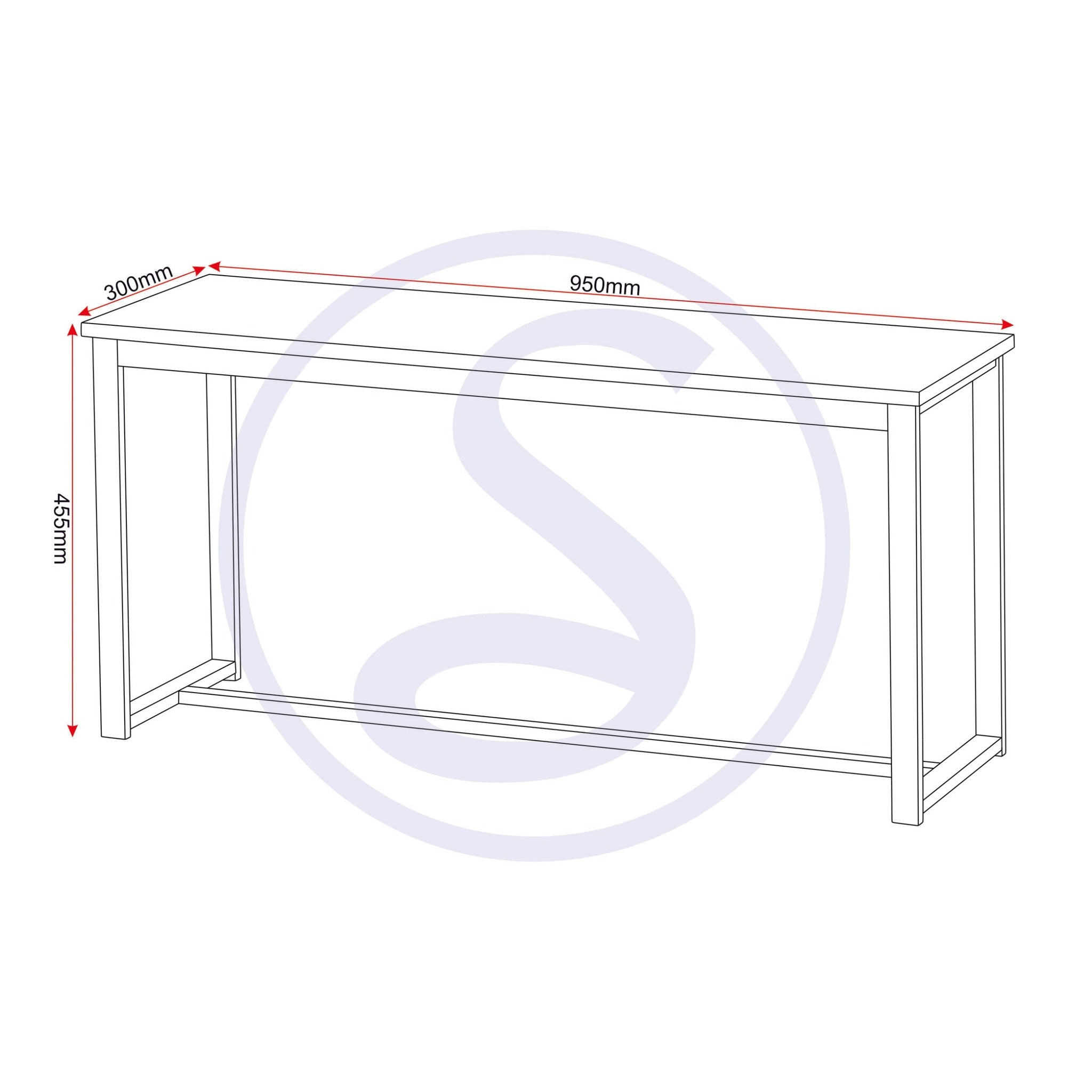 Lincoln 1+2 Dining Bench Set - Sonoma Oak Effect/Black