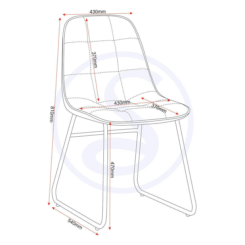 Athens Round & Lukas Dining Set X4 Chairs - Concrete/Sapphire Blue Velvet