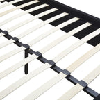 Madison 4'6" Bed - Black Velvet Fabric