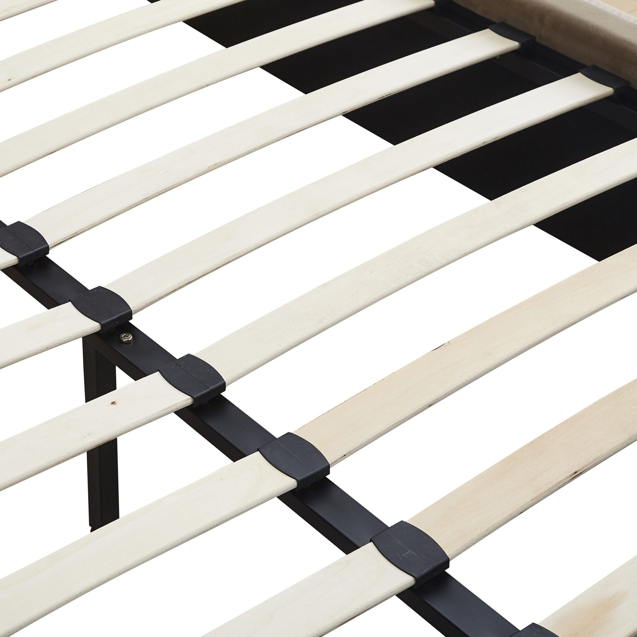 Madison 4'6" Bed - Fawn Velvet Fabric